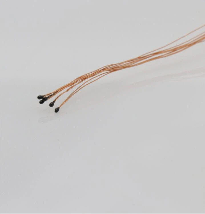 NTC Thermistor Resistors High Sensitivity With 75mm Enamelled Wire Temperature Sensor (10K)